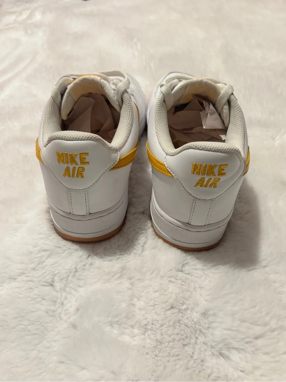 Nike Air Force 1 Low Retro QS Waterproof University Gold Size 9.5